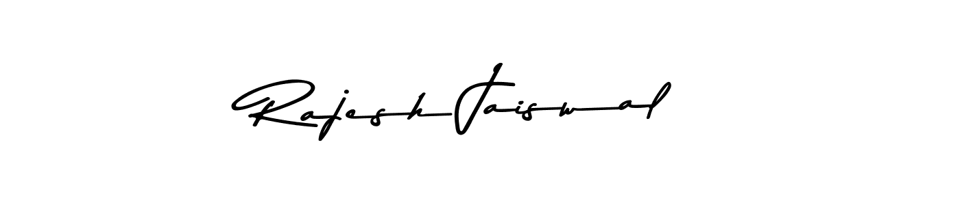 Create a beautiful signature design for name Rajesh Jaiswal. With this signature (Asem Kandis PERSONAL USE) fonts, you can make a handwritten signature for free. Rajesh Jaiswal signature style 9 images and pictures png