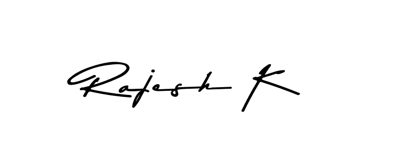 Asem Kandis PERSONAL USE is a professional signature style that is perfect for those who want to add a touch of class to their signature. It is also a great choice for those who want to make their signature more unique. Get Rajesh K name to fancy signature for free. Rajesh K signature style 9 images and pictures png