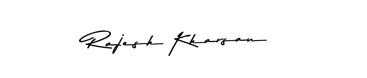 Make a beautiful signature design for name Rajesh Kharsan. Use this online signature maker to create a handwritten signature for free. Rajesh Kharsan signature style 9 images and pictures png