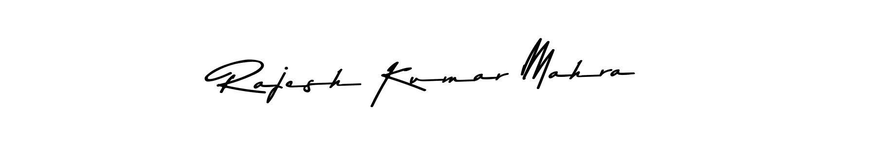 Use a signature maker to create a handwritten signature online. With this signature software, you can design (Asem Kandis PERSONAL USE) your own signature for name Rajesh Kumar Mahra. Rajesh Kumar Mahra signature style 9 images and pictures png