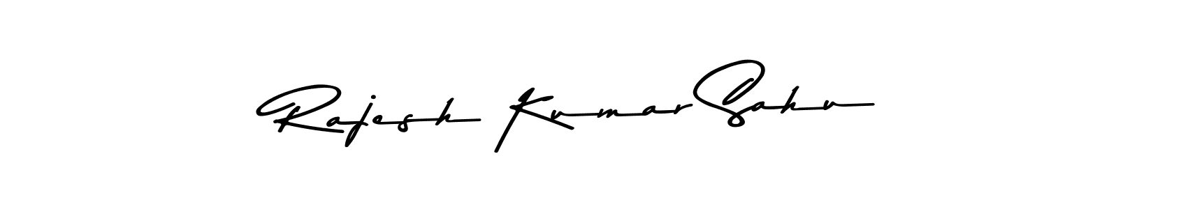 Design your own signature with our free online signature maker. With this signature software, you can create a handwritten (Asem Kandis PERSONAL USE) signature for name Rajesh Kumar Sahu. Rajesh Kumar Sahu signature style 9 images and pictures png