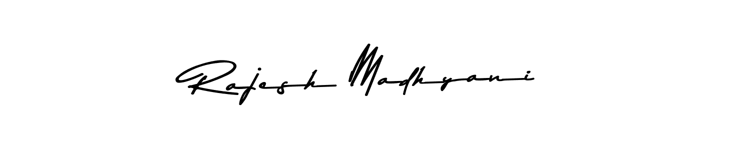 Here are the top 10 professional signature styles for the name Rajesh Madhyani. These are the best autograph styles you can use for your name. Rajesh Madhyani signature style 9 images and pictures png