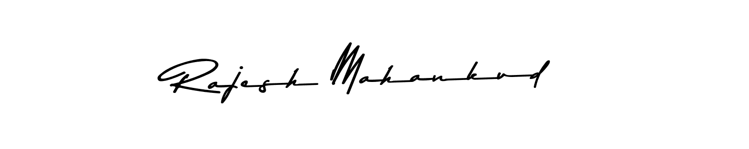 The best way (Asem Kandis PERSONAL USE) to make a short signature is to pick only two or three words in your name. The name Rajesh Mahankud include a total of six letters. For converting this name. Rajesh Mahankud signature style 9 images and pictures png