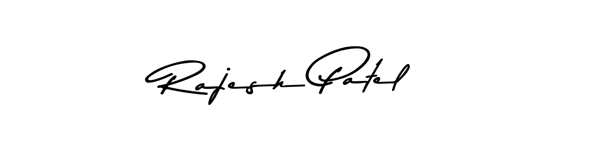 Design your own signature with our free online signature maker. With this signature software, you can create a handwritten (Asem Kandis PERSONAL USE) signature for name Rajesh Patel. Rajesh Patel signature style 9 images and pictures png