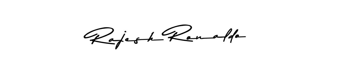 Use a signature maker to create a handwritten signature online. With this signature software, you can design (Asem Kandis PERSONAL USE) your own signature for name Rajesh Ronaldo. Rajesh Ronaldo signature style 9 images and pictures png