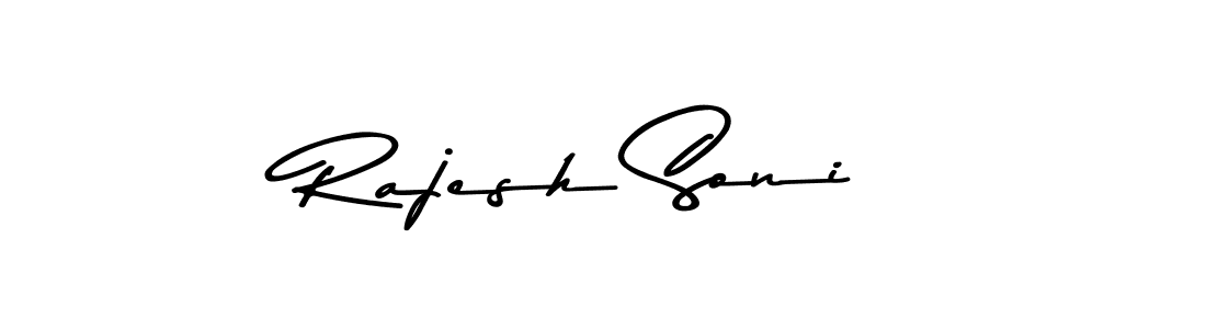 You should practise on your own different ways (Asem Kandis PERSONAL USE) to write your name (Rajesh Soni) in signature. don't let someone else do it for you. Rajesh Soni signature style 9 images and pictures png