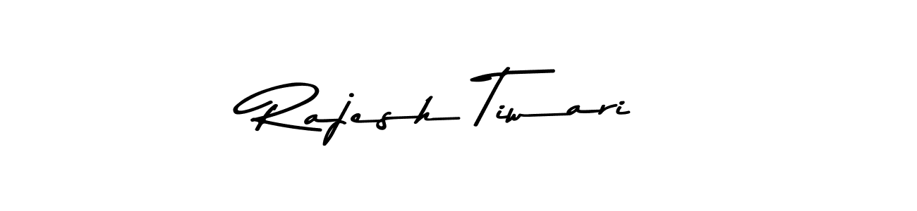 Make a beautiful signature design for name Rajesh Tiwari. With this signature (Asem Kandis PERSONAL USE) style, you can create a handwritten signature for free. Rajesh Tiwari signature style 9 images and pictures png