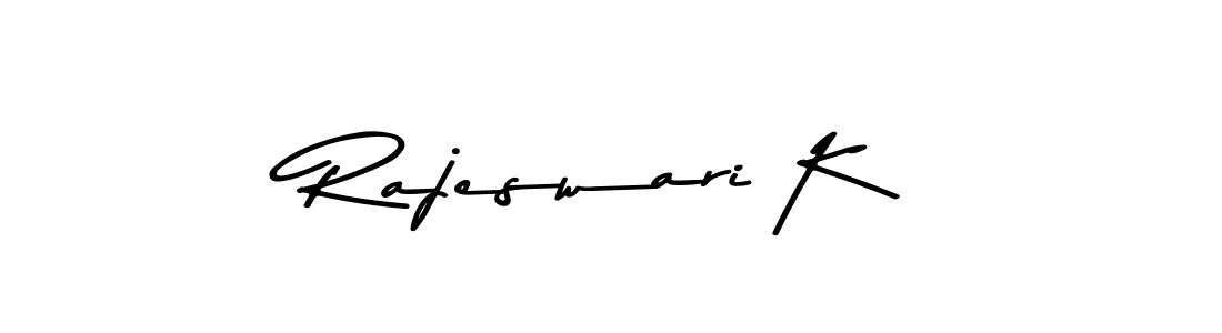 Similarly Asem Kandis PERSONAL USE is the best handwritten signature design. Signature creator online .You can use it as an online autograph creator for name Rajeswari K. Rajeswari K signature style 9 images and pictures png