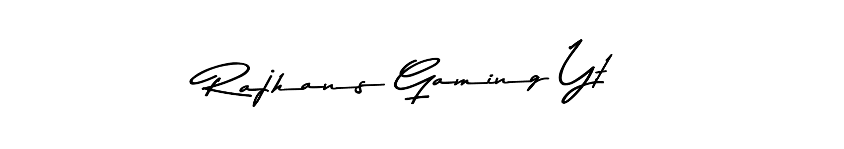 How to make Rajhans Gaming Yt signature? Asem Kandis PERSONAL USE is a professional autograph style. Create handwritten signature for Rajhans Gaming Yt name. Rajhans Gaming Yt signature style 9 images and pictures png