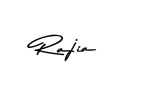 Create a beautiful signature design for name Rajia. With this signature (Asem Kandis PERSONAL USE) fonts, you can make a handwritten signature for free. Rajia signature style 9 images and pictures png