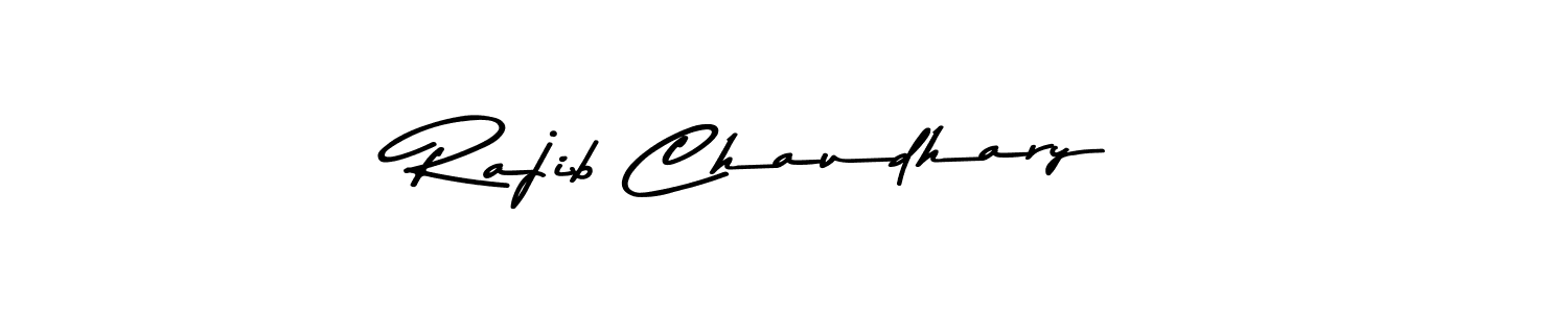 Make a beautiful signature design for name Rajib Chaudhary. With this signature (Asem Kandis PERSONAL USE) style, you can create a handwritten signature for free. Rajib Chaudhary signature style 9 images and pictures png