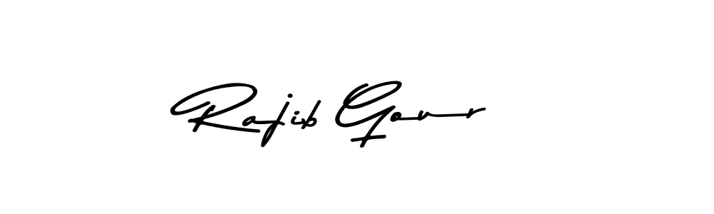 Create a beautiful signature design for name Rajib Gour. With this signature (Asem Kandis PERSONAL USE) fonts, you can make a handwritten signature for free. Rajib Gour signature style 9 images and pictures png
