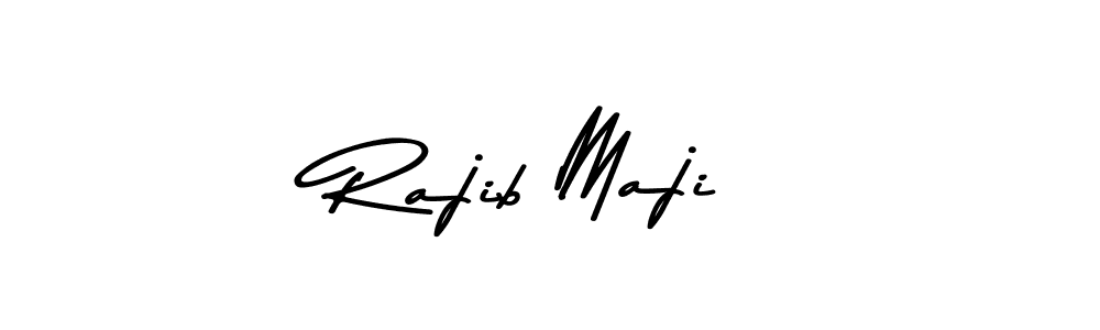 Make a beautiful signature design for name Rajib Maji. With this signature (Asem Kandis PERSONAL USE) style, you can create a handwritten signature for free. Rajib Maji signature style 9 images and pictures png