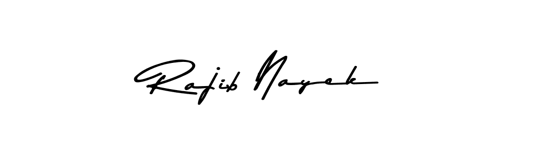 Use a signature maker to create a handwritten signature online. With this signature software, you can design (Asem Kandis PERSONAL USE) your own signature for name Rajib Nayek. Rajib Nayek signature style 9 images and pictures png