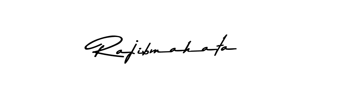 Create a beautiful signature design for name Rajibmahata. With this signature (Asem Kandis PERSONAL USE) fonts, you can make a handwritten signature for free. Rajibmahata signature style 9 images and pictures png