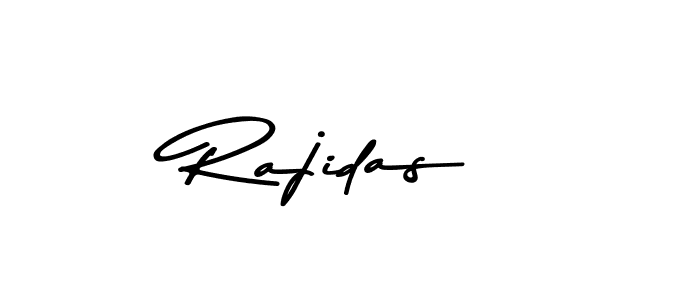 Make a beautiful signature design for name Rajidas. Use this online signature maker to create a handwritten signature for free. Rajidas signature style 9 images and pictures png