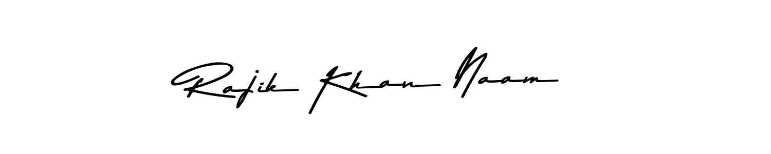 Make a short Rajik Khan Naam signature style. Manage your documents anywhere anytime using Asem Kandis PERSONAL USE. Create and add eSignatures, submit forms, share and send files easily. Rajik Khan Naam signature style 9 images and pictures png