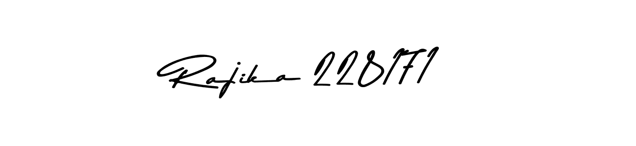 How to make Rajika 228171 signature? Asem Kandis PERSONAL USE is a professional autograph style. Create handwritten signature for Rajika 228171 name. Rajika 228171 signature style 9 images and pictures png