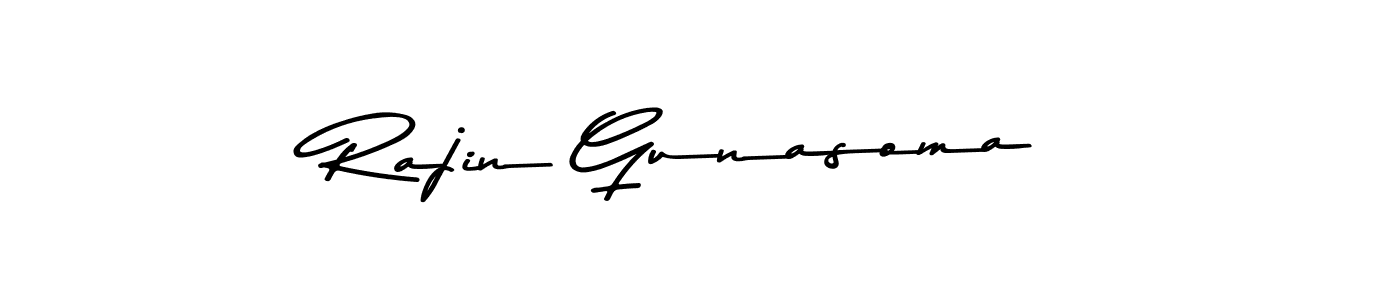 How to make Rajin Gunasoma signature? Asem Kandis PERSONAL USE is a professional autograph style. Create handwritten signature for Rajin Gunasoma name. Rajin Gunasoma signature style 9 images and pictures png