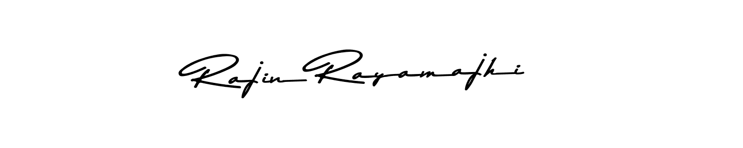 How to make Rajin Rayamajhi signature? Asem Kandis PERSONAL USE is a professional autograph style. Create handwritten signature for Rajin Rayamajhi name. Rajin Rayamajhi signature style 9 images and pictures png