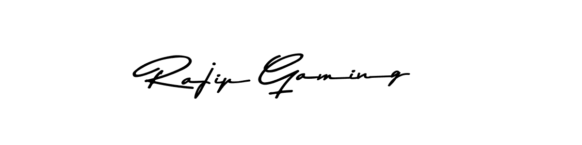 Rajip Gaming stylish signature style. Best Handwritten Sign (Asem Kandis PERSONAL USE) for my name. Handwritten Signature Collection Ideas for my name Rajip Gaming. Rajip Gaming signature style 9 images and pictures png
