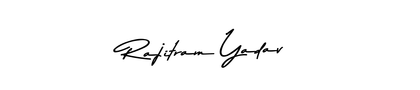 Design your own signature with our free online signature maker. With this signature software, you can create a handwritten (Asem Kandis PERSONAL USE) signature for name Rajitram Yadav. Rajitram Yadav signature style 9 images and pictures png