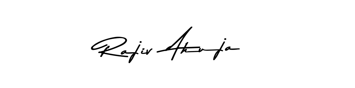 How to make Rajiv  Ahuja signature? Asem Kandis PERSONAL USE is a professional autograph style. Create handwritten signature for Rajiv  Ahuja name. Rajiv  Ahuja signature style 9 images and pictures png