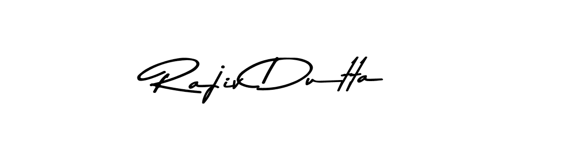 Create a beautiful signature design for name Rajiv Dutta. With this signature (Asem Kandis PERSONAL USE) fonts, you can make a handwritten signature for free. Rajiv Dutta signature style 9 images and pictures png