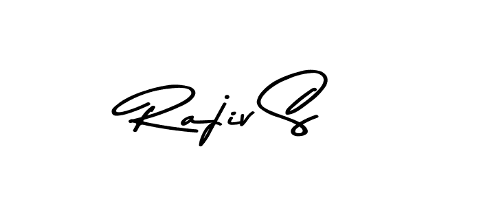 The best way (Asem Kandis PERSONAL USE) to make a short signature is to pick only two or three words in your name. The name Rajiv S include a total of six letters. For converting this name. Rajiv S signature style 9 images and pictures png