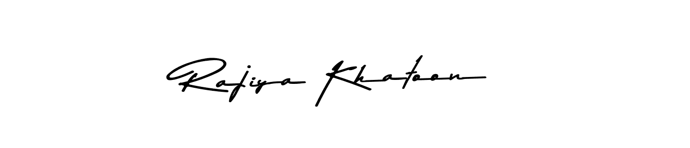 You should practise on your own different ways (Asem Kandis PERSONAL USE) to write your name (Rajiya Khatoon) in signature. don't let someone else do it for you. Rajiya Khatoon signature style 9 images and pictures png