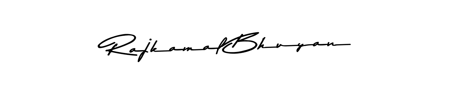 Use a signature maker to create a handwritten signature online. With this signature software, you can design (Asem Kandis PERSONAL USE) your own signature for name Rajkamal Bhuyan. Rajkamal Bhuyan signature style 9 images and pictures png