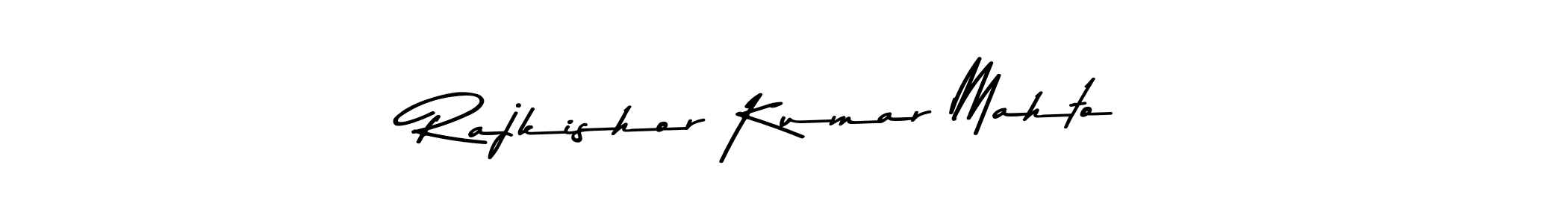 The best way (Asem Kandis PERSONAL USE) to make a short signature is to pick only two or three words in your name. The name Rajkishor Kumar Mahto include a total of six letters. For converting this name. Rajkishor Kumar Mahto signature style 9 images and pictures png