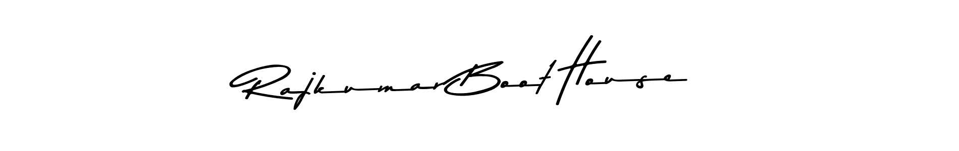 The best way (Asem Kandis PERSONAL USE) to make a short signature is to pick only two or three words in your name. The name Rajkumar Boot House include a total of six letters. For converting this name. Rajkumar Boot House signature style 9 images and pictures png