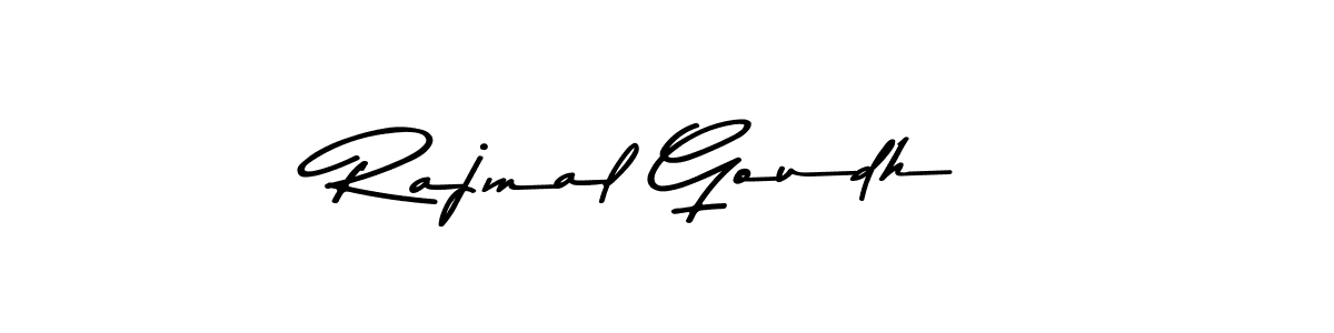 if you are searching for the best signature style for your name Rajmal Goudh. so please give up your signature search. here we have designed multiple signature styles  using Asem Kandis PERSONAL USE. Rajmal Goudh signature style 9 images and pictures png