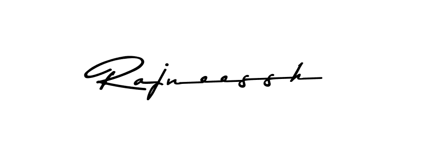 Create a beautiful signature design for name Rajneessh. With this signature (Asem Kandis PERSONAL USE) fonts, you can make a handwritten signature for free. Rajneessh signature style 9 images and pictures png