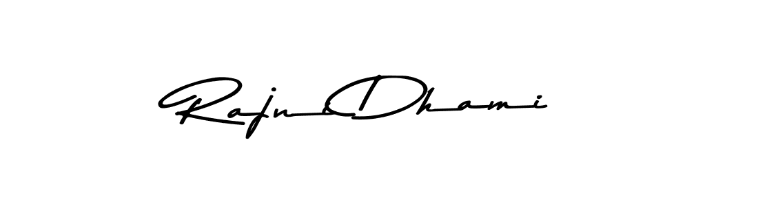 How to make Rajni Dhami signature? Asem Kandis PERSONAL USE is a professional autograph style. Create handwritten signature for Rajni Dhami name. Rajni Dhami signature style 9 images and pictures png
