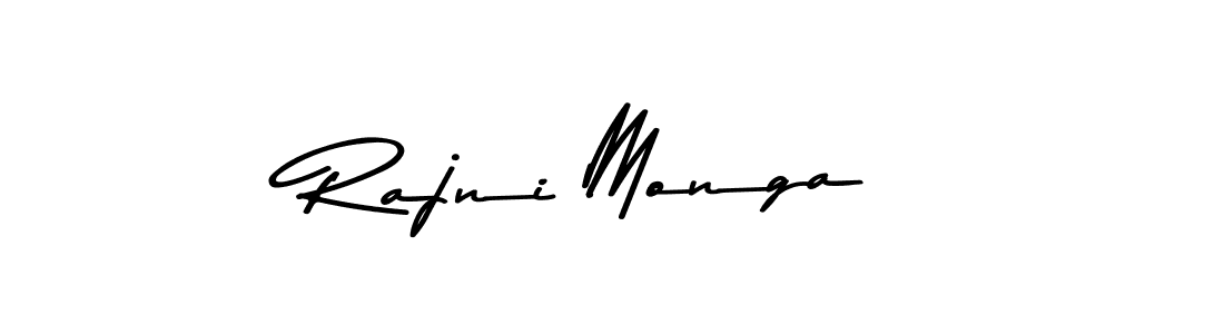 Also we have Rajni Monga name is the best signature style. Create professional handwritten signature collection using Asem Kandis PERSONAL USE autograph style. Rajni Monga signature style 9 images and pictures png