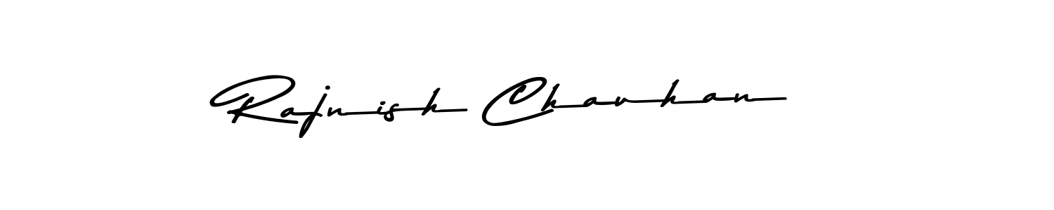 Make a beautiful signature design for name Rajnish Chauhan. With this signature (Asem Kandis PERSONAL USE) style, you can create a handwritten signature for free. Rajnish Chauhan signature style 9 images and pictures png