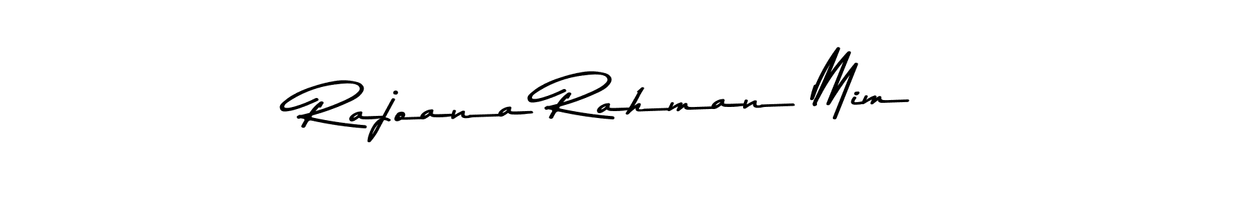 This is the best signature style for the Rajoana Rahman Mim name. Also you like these signature font (Asem Kandis PERSONAL USE). Mix name signature. Rajoana Rahman Mim signature style 9 images and pictures png