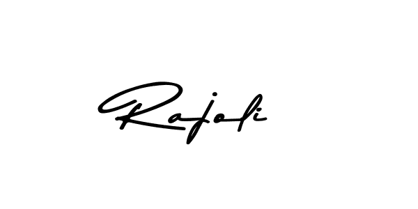 Use a signature maker to create a handwritten signature online. With this signature software, you can design (Asem Kandis PERSONAL USE) your own signature for name Rajoli. Rajoli signature style 9 images and pictures png