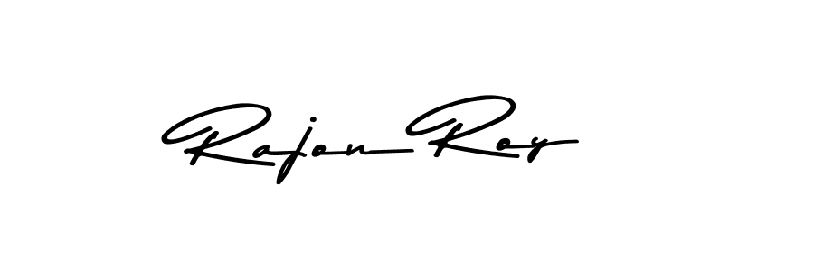 Use a signature maker to create a handwritten signature online. With this signature software, you can design (Asem Kandis PERSONAL USE) your own signature for name Rajon Roy. Rajon Roy signature style 9 images and pictures png