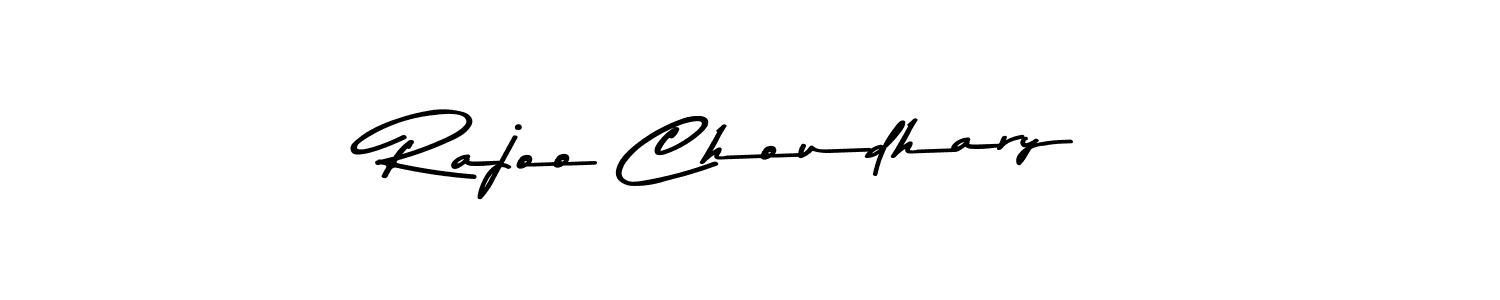 Rajoo Choudhary stylish signature style. Best Handwritten Sign (Asem Kandis PERSONAL USE) for my name. Handwritten Signature Collection Ideas for my name Rajoo Choudhary. Rajoo Choudhary signature style 9 images and pictures png
