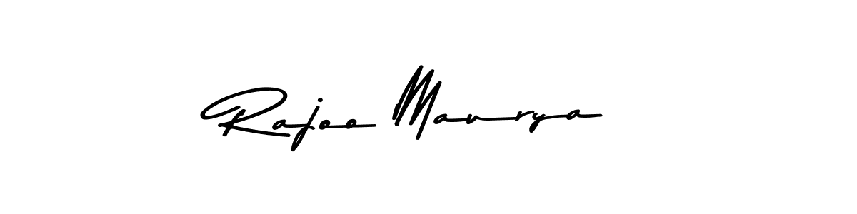 Use a signature maker to create a handwritten signature online. With this signature software, you can design (Asem Kandis PERSONAL USE) your own signature for name Rajoo Maurya. Rajoo Maurya signature style 9 images and pictures png