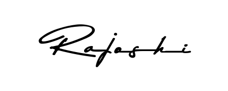 Explore multiple handwriting variations for Rajoshi including this stunning Asem Kandis PERSONAL USE design. Free to use across all platforms. Rajoshi signature style 9 images and pictures png