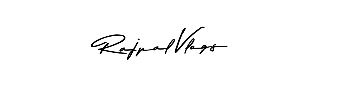 Rajpal Vlogs stylish signature style. Best Handwritten Sign (Asem Kandis PERSONAL USE) for my name. Handwritten Signature Collection Ideas for my name Rajpal Vlogs. Rajpal Vlogs signature style 9 images and pictures png
