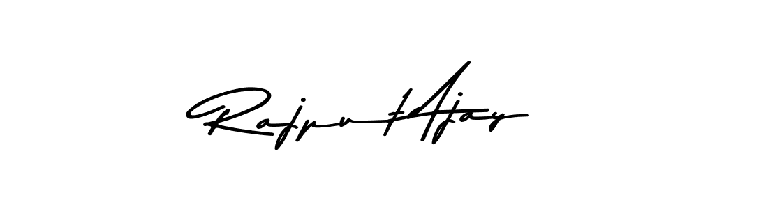Make a beautiful signature design for name Rajput Ajay. Use this online signature maker to create a handwritten signature for free. Rajput Ajay signature style 9 images and pictures png