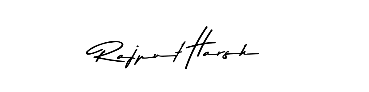 Similarly Asem Kandis PERSONAL USE is the best handwritten signature design. Signature creator online .You can use it as an online autograph creator for name Rajput Harsh. Rajput Harsh signature style 9 images and pictures png