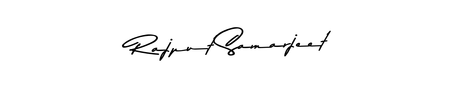 Design your own signature with our free online signature maker. With this signature software, you can create a handwritten (Asem Kandis PERSONAL USE) signature for name Rajput Samarjeet. Rajput Samarjeet signature style 9 images and pictures png