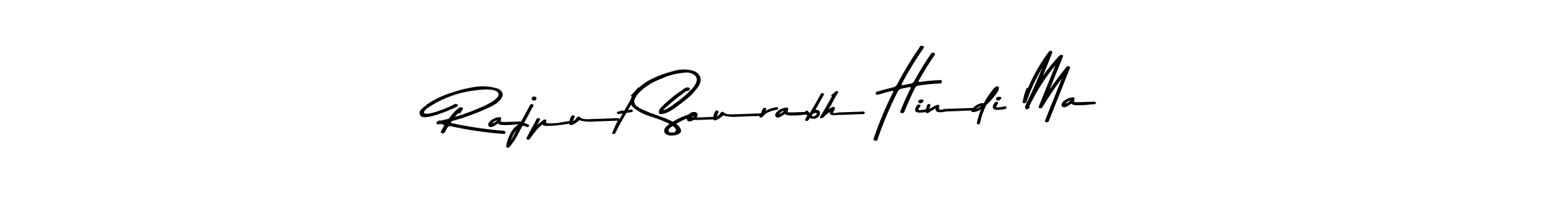 Make a beautiful signature design for name Rajput Sourabh Hindi Ma. Use this online signature maker to create a handwritten signature for free. Rajput Sourabh Hindi Ma signature style 9 images and pictures png