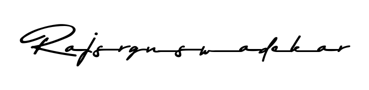 Practice writing Rajsrgnswadekar with the flow of Asem Kandis PERSONAL USE lettering. A fantastic source of inspiration for developing your personal signature style. Rajsrgnswadekar signature style 9 images and pictures png